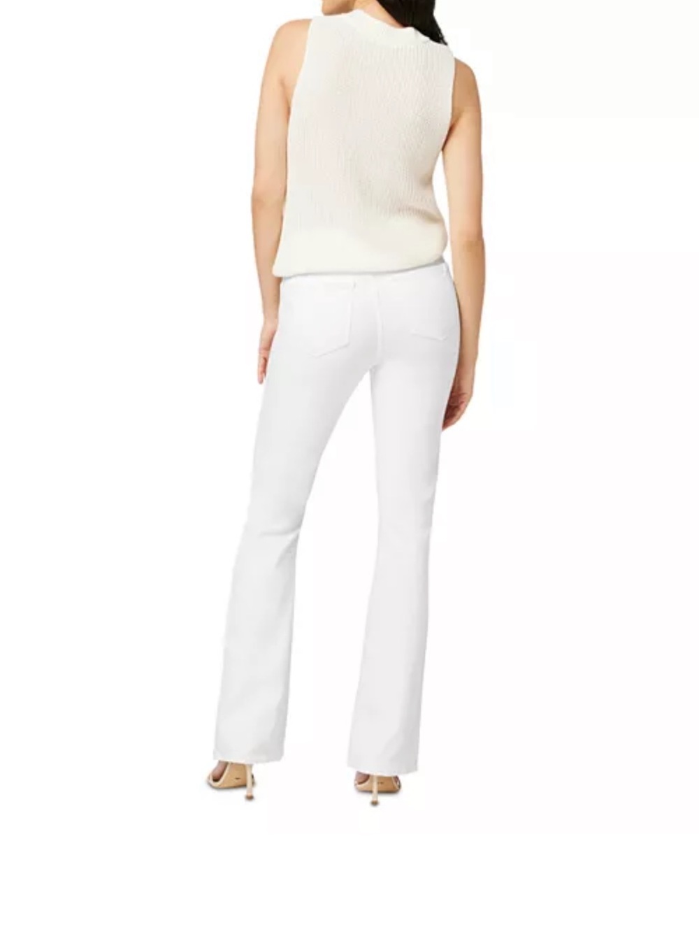 JOE’S THE  Provocateur Petite Mid Rise Bootcut Jeans in White 25 inseam 28L